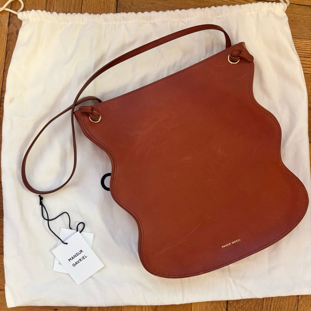 Mansur Gavriel Ocean Bag in Brandy brown